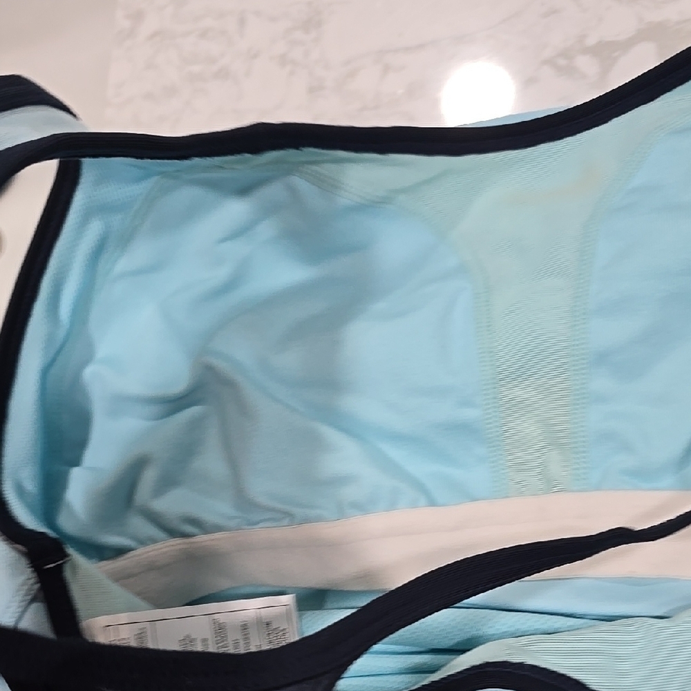 Nike Light Blue Workout Tank Woman's Size XL - Picture 6 of 9